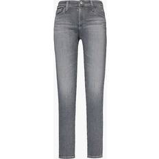 AG Womens Unpaved Farrah Skinny-leg High-rise Denim-blend Jeans