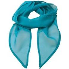 Turquoise Scarfs Premier Colours Chiffon Scarf Teal One