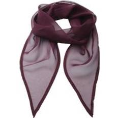 Purple Scarfs Premier Colours Chiffon Scarf Aubergine One