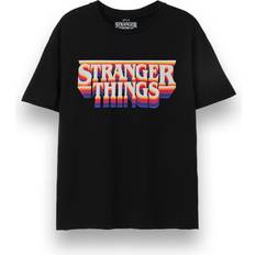 Overdeler Stranger Things Herren, Shirt, TShirt, Schwarz