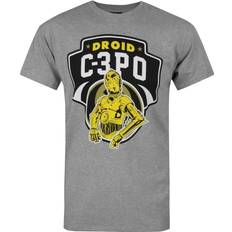 Star Wars Mens C-3PO Droids T-Shirt - Grey