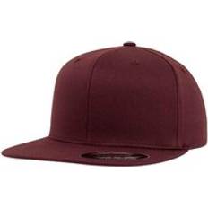 Flexfit Flat Peak Baseball Cap Maroon