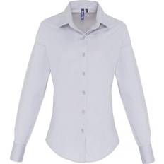Silver - Women Shirts Premier Damen, Hemd, Hemd Langärmlig, Silber, 36 D