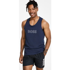 HUGO BOSS Tank Tops HUGO BOSS Men's Beach Tank Top Navy Blue