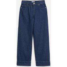 Aligne Women's Miso Denim Pinstripe Straight Leg Jean 25