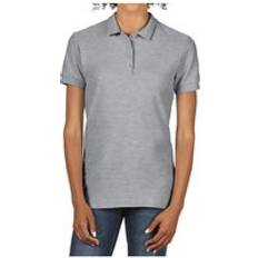 Gildan Hemden Gildan Damen, Shirt, Poloshirt Weiche Haptik, Grau