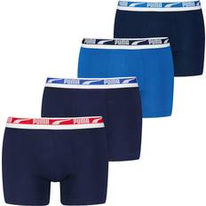 Puma White Men's Underwear Puma Everyday Multi Logo Hipsters - Blue