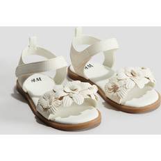 H&M Girls White Appliquéd sandals