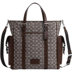 Coach Men Totes & Shopping Bags Coach Sprint Tote In Signature Jacquard - Sv/Oak/Maple