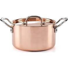 Samuel Groves Copper Induction with lid 18 cm