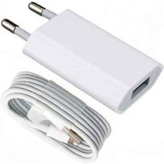 Till F R iPhone Laddare 5.6.7.8 X+Lightning Kabel