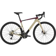 Cannondale L Road Bikes Cannondale Topstone Carbon 3 650B - Quicksand/Black Cherry/Smoke Black