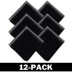 Microfiberdukar Rengöringsdukar Svarta 12-Pack