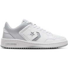 Women white leather converse Converse Weapon Leather M - White/Wolf Grey
