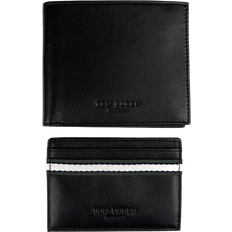 Ted Baker Portemonnees en sleutelhouders Ted Baker Glasgow Stripe Wallet & Card Holder Set - Black