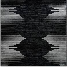 Stripes Carpets & Rugs World Rug Gallery Bohemian Black 40x60"