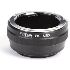 Objektivtilbehør FocusFoto Fotga Pentax PK K to Sony E-Mount Objektivadapter