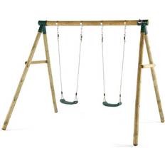 Plum Marmoset Wooden Swing Set