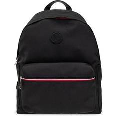 Moncler Black Stripe Detailing Backpack - Black Male