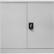 MMT Furniture Metal Grey Storage Cabinet 90x90cm