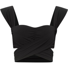 Cristina Wrap Bikini Top - Black
