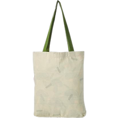 Cheap Women Fabric Tote Bags Bonamaison Printed Tote Bag - White