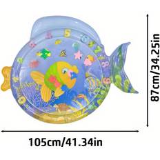 Pets YETP Star Bighead fish shaped pad Water-Filled Cooling Mat