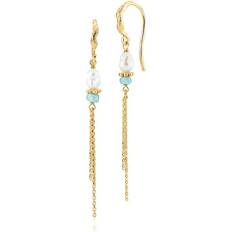 Sistie Betty Earrings - Gold/Pearls