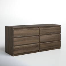 Gray Chest of Drawers Zipcode Design Kepner Truffle Chest of Drawer 60.6x27.6"