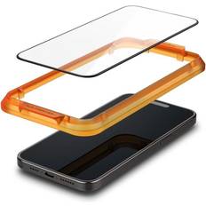 Spigen AlignMaster GLAS.tR Full Cover Screen Protector for iPhone 15 Pro Max 2-Pack