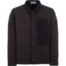 Stone Island Men Clothing Stone Island Quilted Nylon Stella/Primaloft TC Jacket - Black