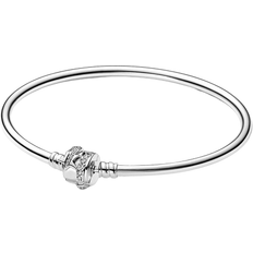 Pandora Moments Limited Edition Shooting Star Charm Bangle - Silver/Transparent