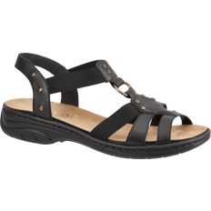 Rieker 64574-00 Sandal - Black