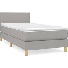 vidaXL Fabric Boxspringbett 90x200cm