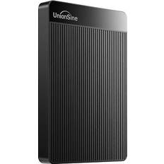 UnionSine 1TB Ultra Slim Portable External Hard Drive HDD-USB 3.0 for PC, Mac, Laptop, PS4, Xbox one,Xbox 360-Super Fast Transmission-HD-006(Black)
