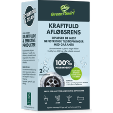 Rengøringsudstyr & -Midler GreenSwirl kraftfuld afløbsrens 2 doseringsposer à