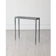 Marble Console Tables Global Views Forrester Black Console Table 10x36"