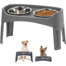 Pets Iris USA Elevated Feeder Dog Bowls