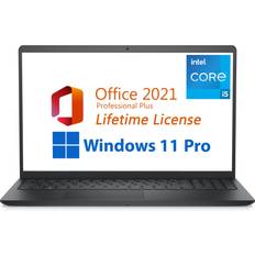 Laptops Dell 2023 Inspiron 15 Business Free Microsoft Office 2021 with Lifetime License, 64GB DDR4