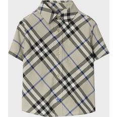 9-12M - Boys Shirts Burberry Childrens Check Cotton Shirt 10Y