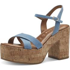 Denim Sandalen Tamaris Sandaaltje Blauw - Blauw