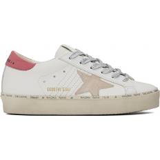 Sko GOLDEN GOOSE White & Pink Hi Star Classic Sneakers Wht/Tpe/Red 11933 IT