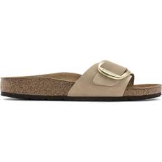 Birkenstock Madrid Big Buckle Nubuck Leather - Sandcastle