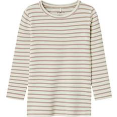 Billig Bluser & Tunikaer Børnetøj Name It Bani Langærmet T-shirt, Pure Cashmere