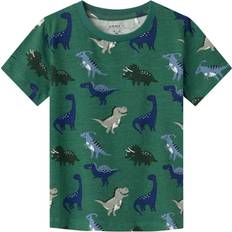 Dinosaurier T-Shirts Name It T-Shirt NmmKolly Antik Green Jahre 104 T-Shirts