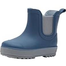 Gomma Stivali Playshoes Stivali da Pioggia Lisci A Mezzo Albero Marine - Blu