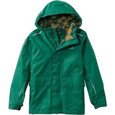 Girls Rainwear L.L.Bean Kids' Puddle Stomper Rain Jacket Emerald Spruce