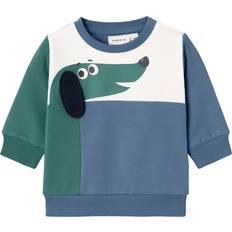 3-6M Sweatshirts Name It Sweatshirt NbmKiego Coronet Blue Sweatshirt