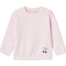 Garçon Chemisiers et Tuniques Name It Sweat-shirt 'KAROLINA' - Rose Pastel