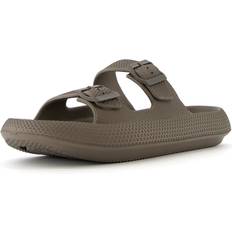 Bershka Badesandaler Bershka Kakigrøn sandal med dobbelte stropper
